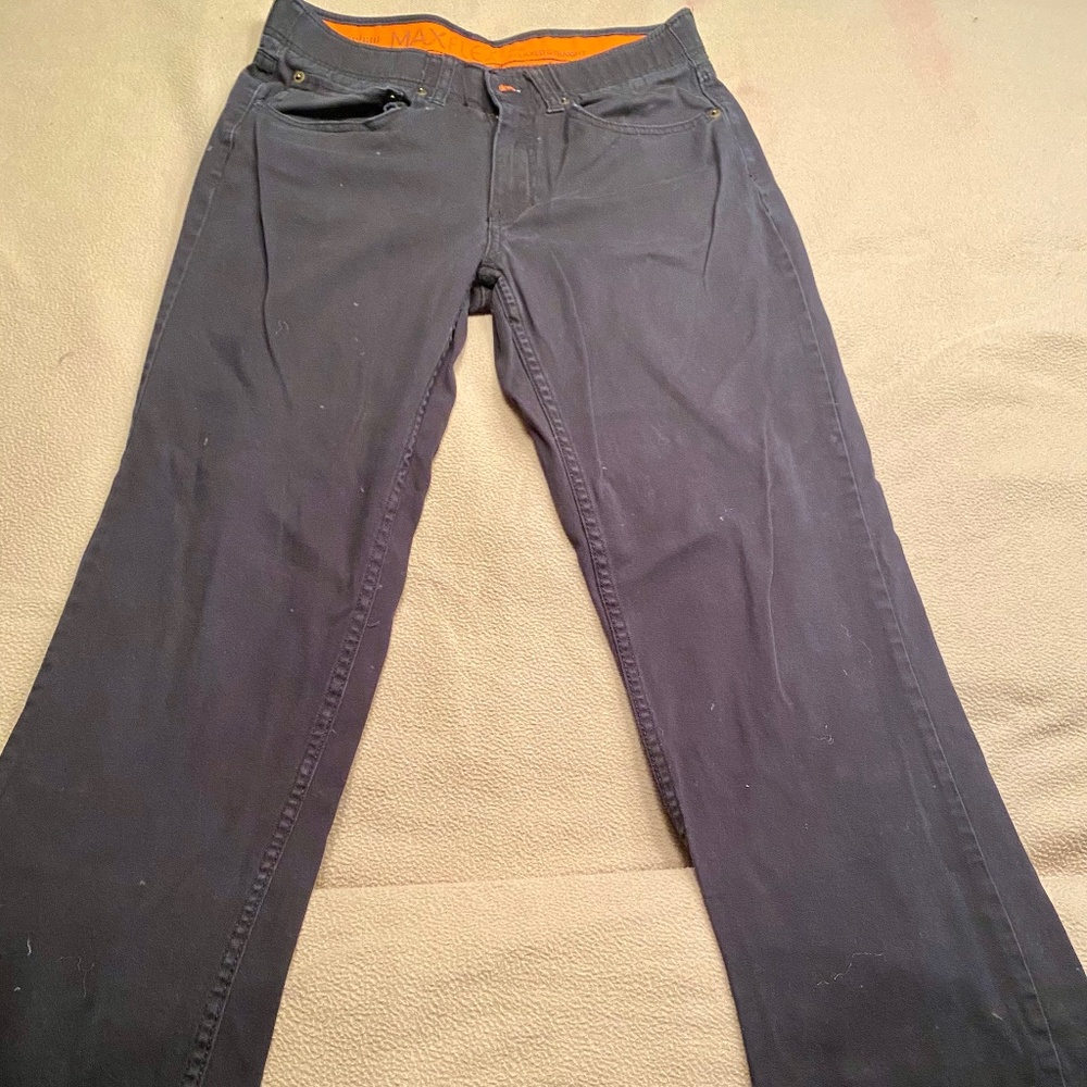 Men’s Urban Pipeline - Max Flex - 29x30 Relaxed Straight Fit - Black Pants